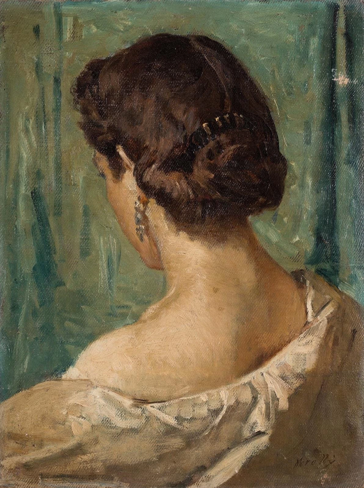 Ritratto di donna di spalle